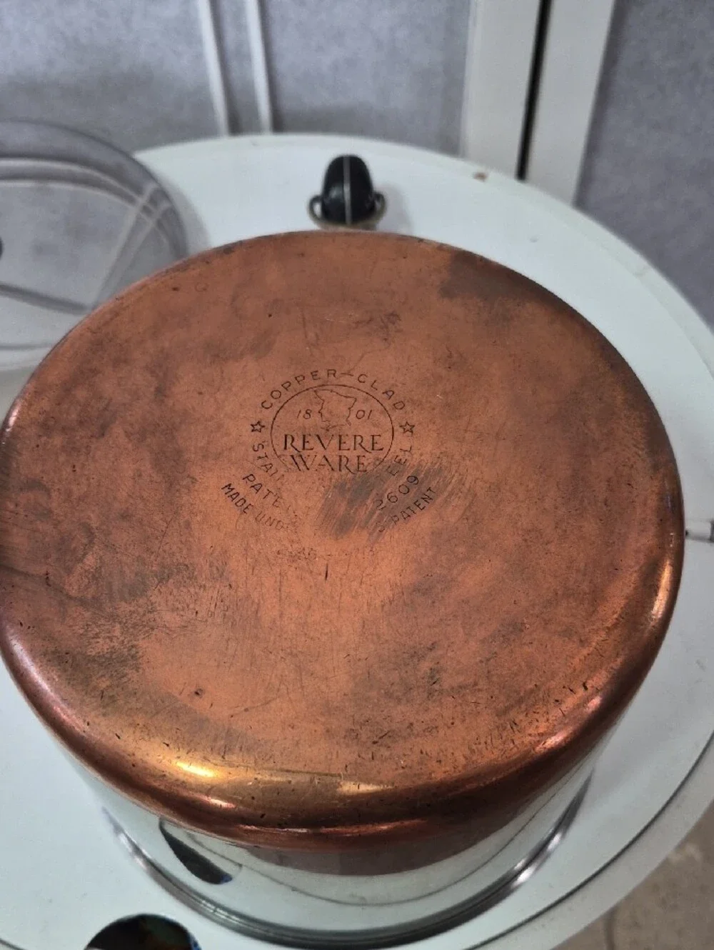 Revere Ware 2 Qt Copper Bottom Sauce Pot